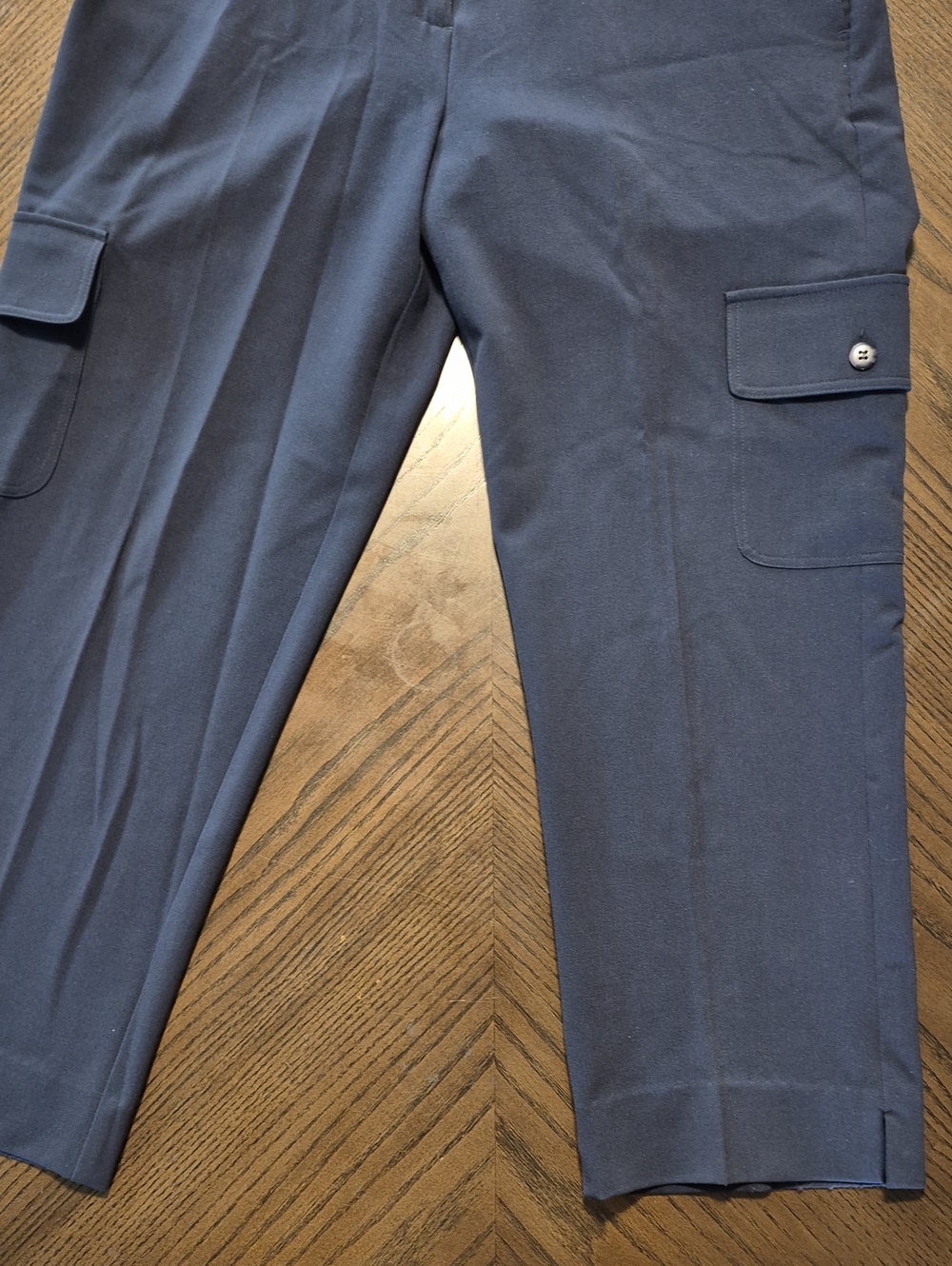Sport Haley Dark Navy Cargo Pants with Side Flap Pockets